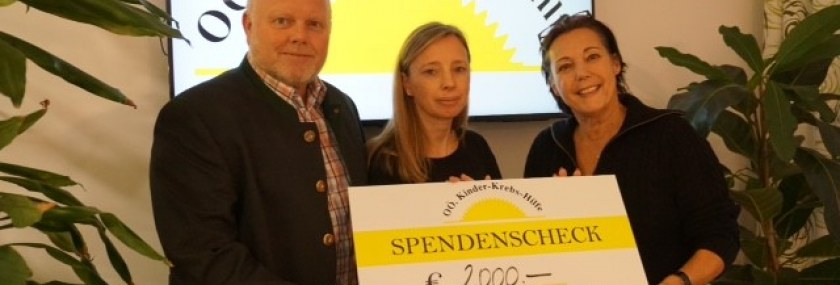 OÖ-Kinder-Krebs-Hilfe Spendenübergabe 2019