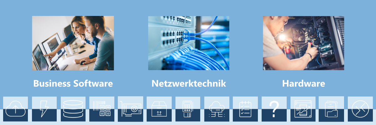 Softwareentwicklung - Business Software - Netzwerktechnik - Hardware über 30 Jahre Erfahrung