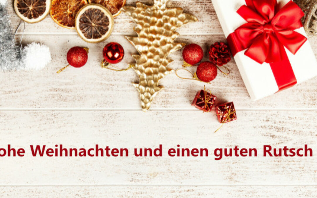 Weihnachtsgrüße und Erreichbarkeit