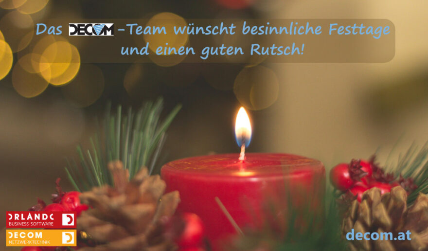 Frohe Weihnachten und einen guten Rutsch