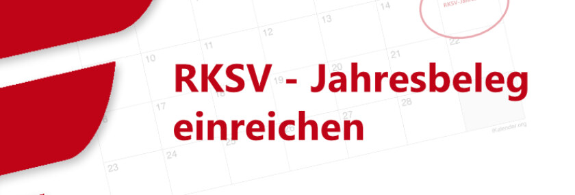 RKSV-Jahresbeleg einreichen - Erinnerung